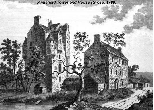 Amisfield Tower and House (Grose, 1789)