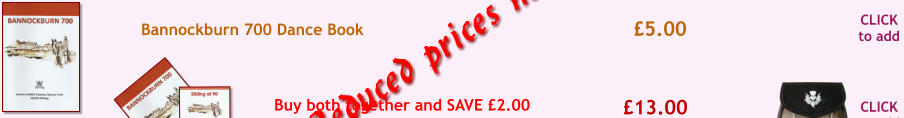 CLICK to add 5.00 Bannockburn 700 Dance Book