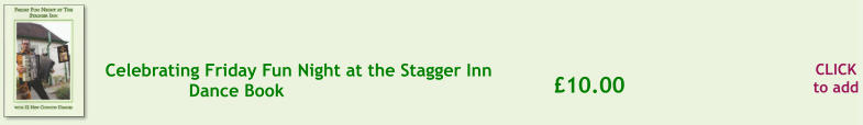 CLICK to add 10.00 Celebrating Friday Fun Night at the Stagger Inn Dance Book